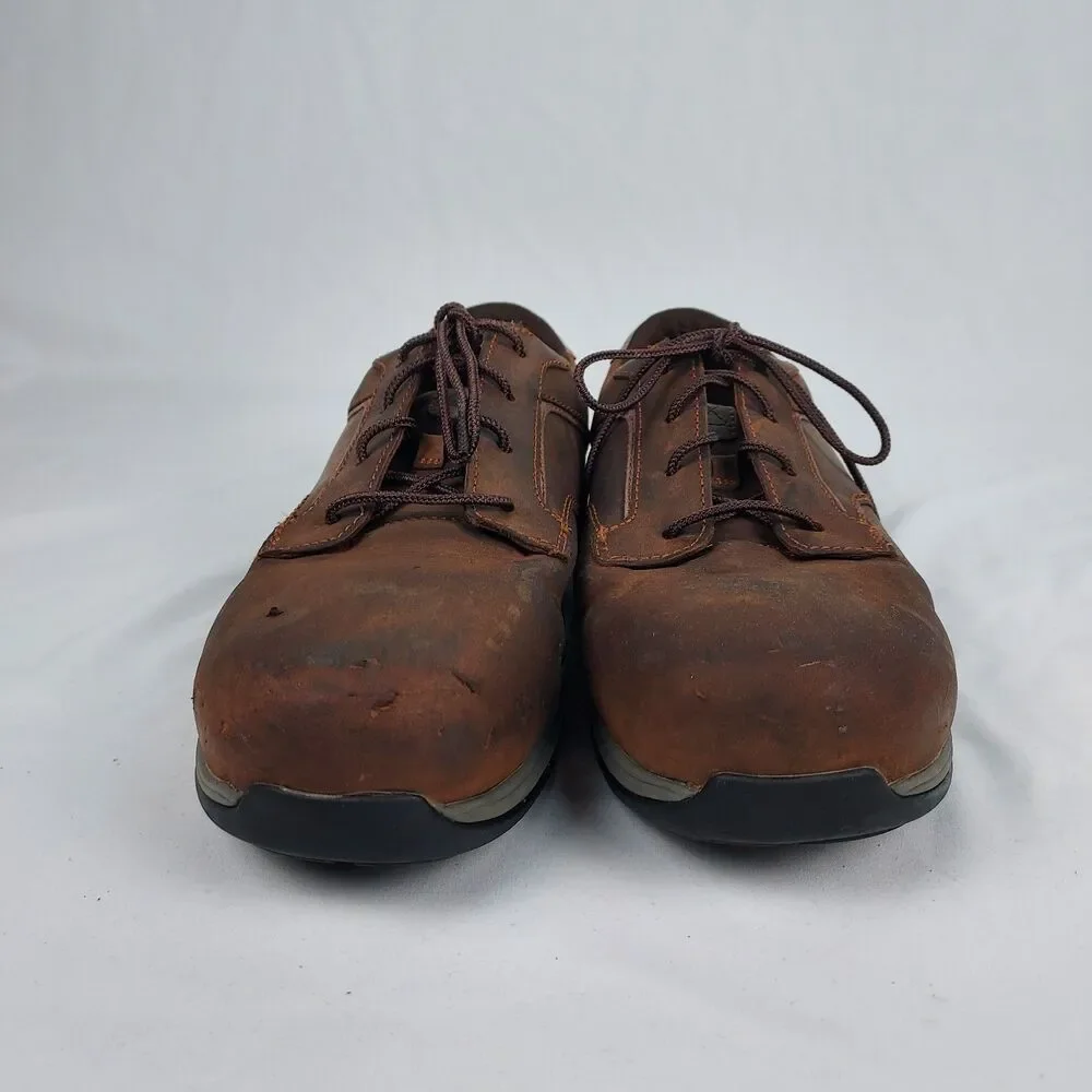 Red Wing Leather Safety Toe Work Oxfords Mens 10.5 Slip Resistant